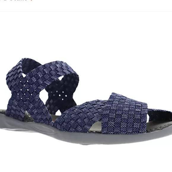 Bernie Mev Blue Denim Balmy Sandals - Picture 1 of 14